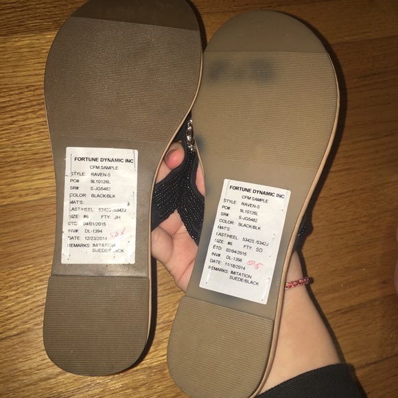 SODA BLACK LACE SANDALS - Picture 4 of 6